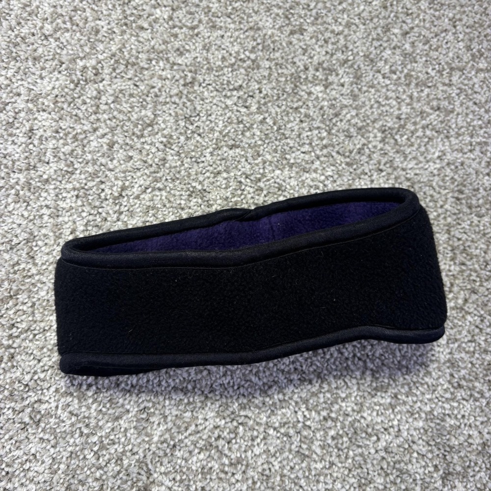 Wintergreen‎ Headband Womens One Size Black Fleece Ear Warmer Lined Winter